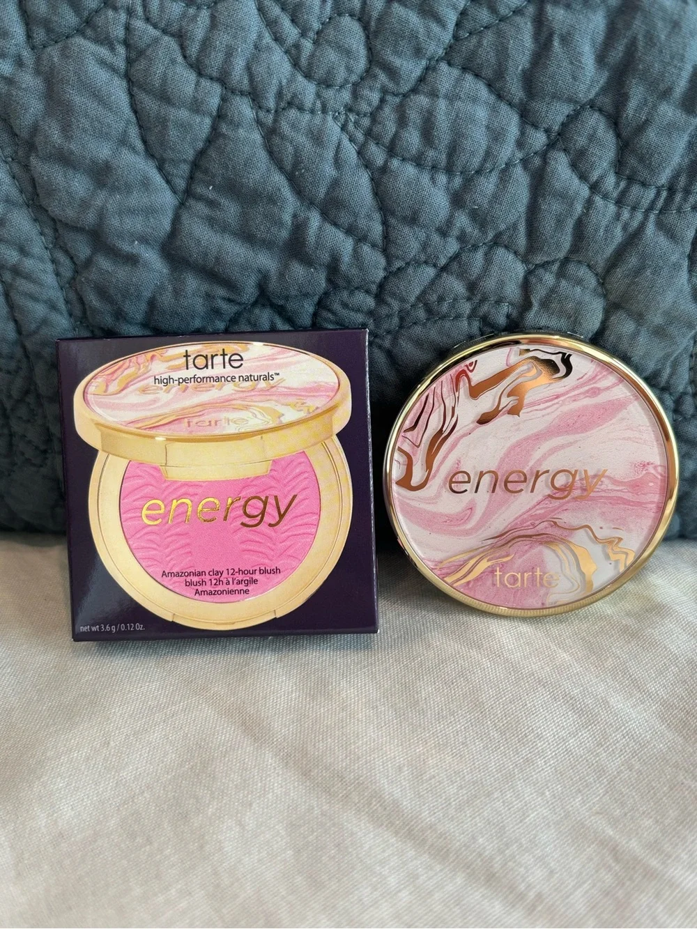 Tarte Amazonian Clay 12 Hour Blush Energy Pink Full Size NIB